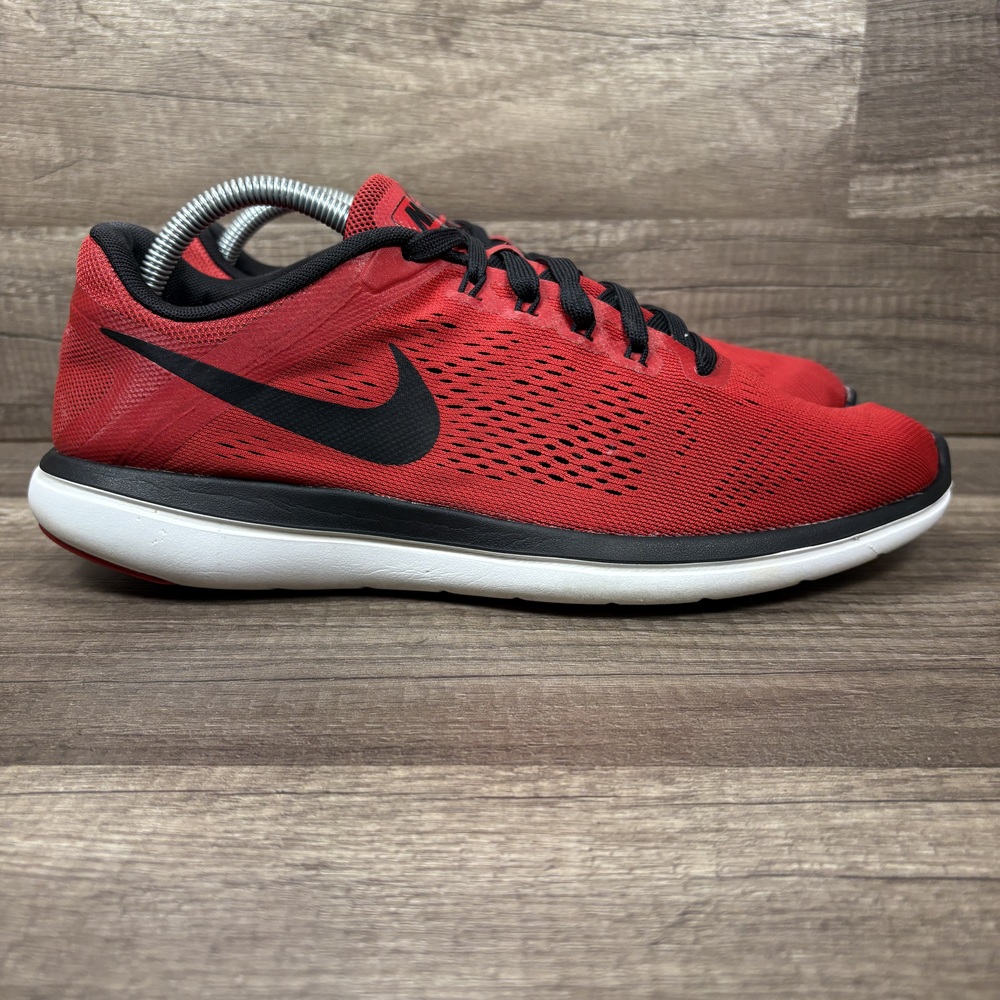 Nike Flex 2016 Run Red Mens US Size 10.5 EUR 44.5 830369-600 Running Shoes